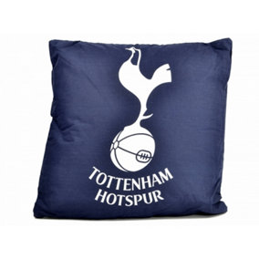 Tottenham Hotspur FC Official Football Crest Cushion Navy/White (One Size)