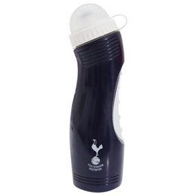 Tottenham Hotspur FC Official Football Crest Sports Cap Water Bottle Navy/White (One Size)