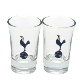 Tottenham Hotspur FC Shot Gl Set (Pack of 2) Clear (One Size)