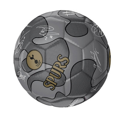 Tottenham Hotspur FC Signature 32 Panel Football Silver (5)