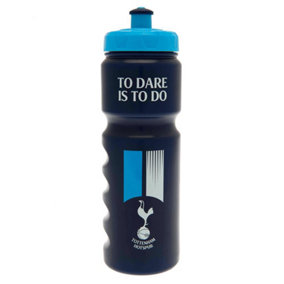 Tottenham Hotspur FC To Do Is To Dare Plastic Water Bottle Navy/White/Blue (One Size)
