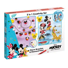 Totum Mickey & Friends 2 in 1 Charm Jewellery Craft Set