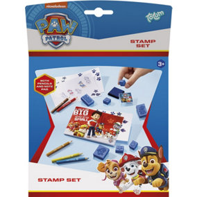Totum Paw Patrol Stamp Set Childrens Arts & Crafts Stationary Activity Kit