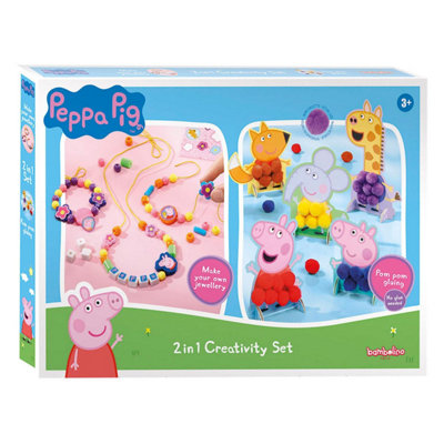 Totum Peppa Pig 2 in 1 Jewellery Craft Set