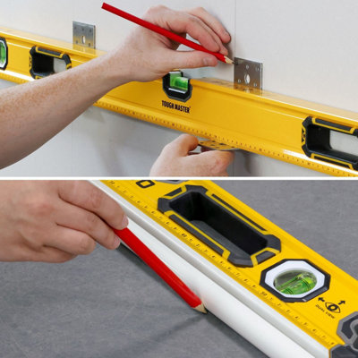 TOUGH MASTER 1200mm / 120cm / 48inch I-Beam Level Spirit Level Magnetic ...