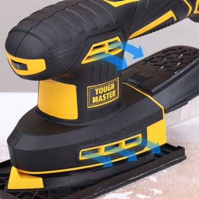 TOUGH MASTER Electric Detail Sander Sheet Sander with Dust Collector ...