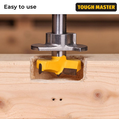 TOUGH MASTER Forstner Router Bit Set 5 piece 15, 20, 25, 30, 35mm, 8 ...