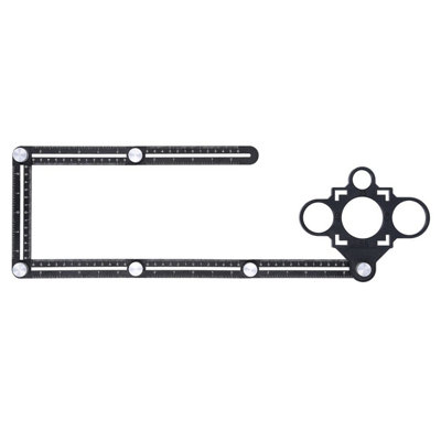 TOUGH MASTER Multi Angle Ruler Foldable Aluminium Angle Finde for ...