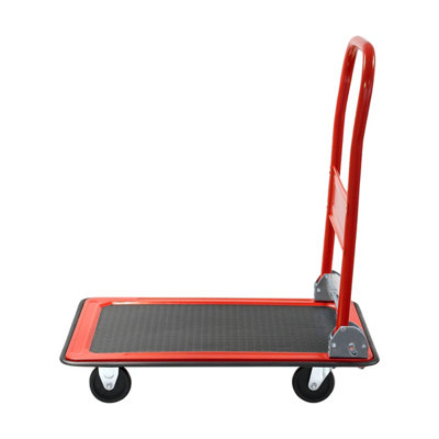 Tough Master Platform Truck 150KG, Swivel Wheels, Steel Frame, Foldable Design, Optimal Size 72x47x83cm