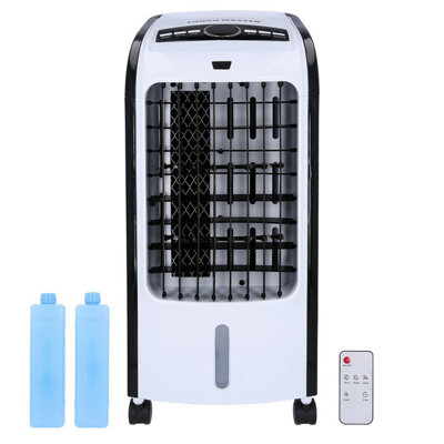 TOUGH MASTER Portable Air Cooler Humidifier Function, 3L Water Tank, 2 Ice Packs, 3 Speed Settings