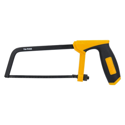 TOUGH MASTER Pro Junior Hacksaw Light Hand PVC Steel 24 TPI with Non-Slip Grip - 150 Milimetres (TM-PHS6)