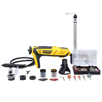 TOUGH MASTER Rotary Tool Kit Multi Tool Accessories 127pcs 200W ...