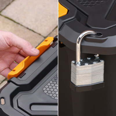 TOUGH MASTER Storage Box Heavy Duty Stackable Plastic Box Chest ...