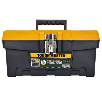 TOUGH MASTER UPT-4005 Tool Storage Box 16" / Tool Box, Toolbox with Tote Tray