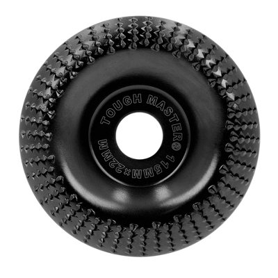 TOUGH MASTER Wood Grinding Disc Black Steel 115mm x 22.2mm (TM-GD115)