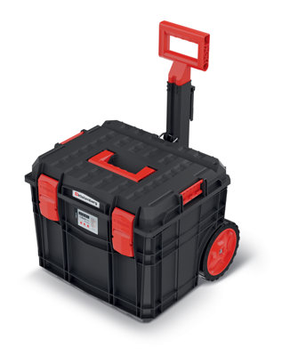 Tough Modular System Mobile Workshop Tool Storage Box Wheels Platform Compact - 8