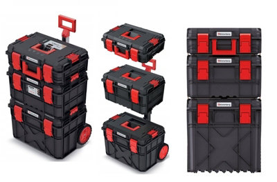 Tough Modular System Mobile Tool Storage Box Wheels Platform Kistenberg DIY at B&Q