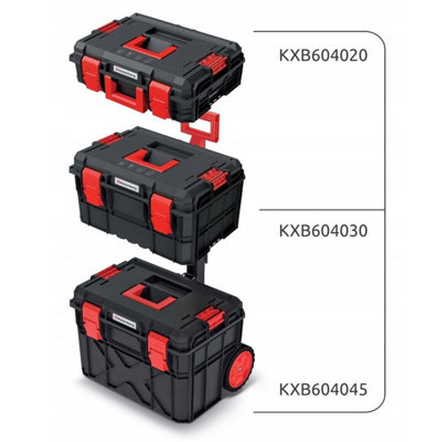 Tough Modular System Mobile Workshop Tool Storage Box Wheels Platform Kistenberg - 3