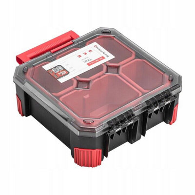 Tough Organiser STORAGE CASE Parts Carry Tool Box Screws Craft Mobil Fishing Small with boxes