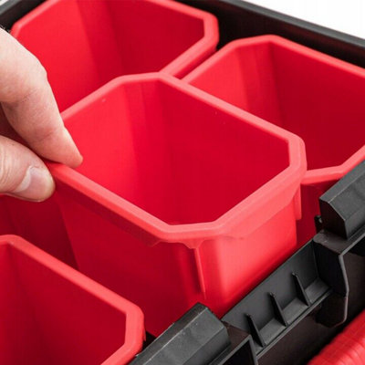 Tough Organiser STORAGE CASE Parts Carry Tool Box Screws Craft Mobil Fishing Small with boxes - 6