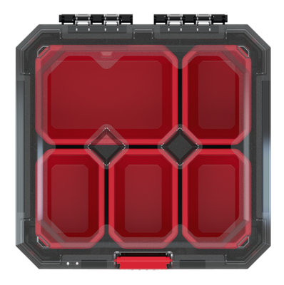 Tough Organiser STORAGE CASE Parts Carry Tool Box Screws Craft Mobil Fishing Small with boxes - 7