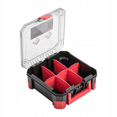 Tough Organiser STORAGE CASE Parts Carry Tool Box Screws Craft Mobil Fishing Small with dividers - 5