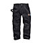Toughgrit Trade Work Trousers Black - 32S