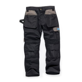 Toughgrit Trade Work Trousers With Holster Pockets Black - 30L