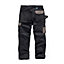 Toughgrit Trade Work Trousers With Holster Pockets Black - 30R