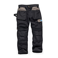 Toughgrit Trade Work Trousers With Holster Pockets Black - 38R
