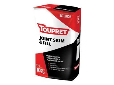 Toupret FGBJ10GB Joint Skim & Fill 10kg TOUFGBJ10GB