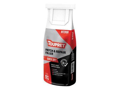 Toupret FGREB05GB Quick Dry Patch & Repair 5kg TOUFGREB05GB