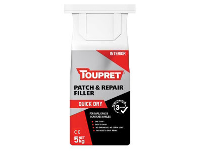 Toupret FGREB05GB Quick Dry Patch & Repair 5kg TOUFGREB05GB