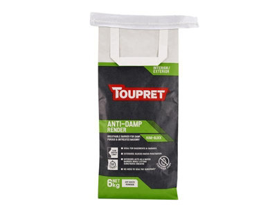 Toupret TTHUMIB06GB Anti-Damp Render 6kg TOUTTHUMIB06