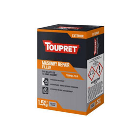 Toupret TTTHR01.5GB Exterior Masonry Repair Filler 1.5kg TOUTTTHR015