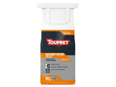 Toupret TTTHR05GB Exterior Masonry Repair Filler 5kg TOUTTTHR05