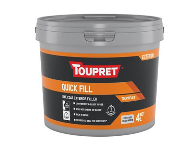 Toupret TTTLX04GB Quick Fill Exterior 4 Litre TOUTTTLX04