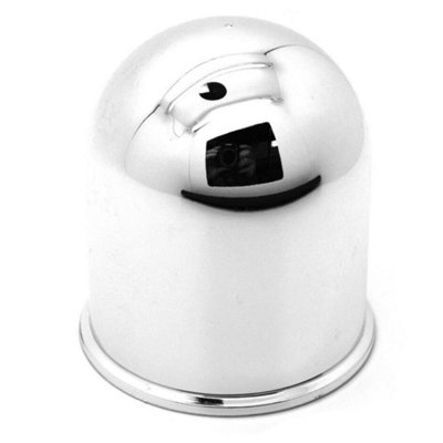 Tow Ball Cover Universal 50 mm / 2" Trailer Hitch Ball Cover in Chrome, Tow Bar Cover, Car Wash Proof, Abrasion & Dirt Protection