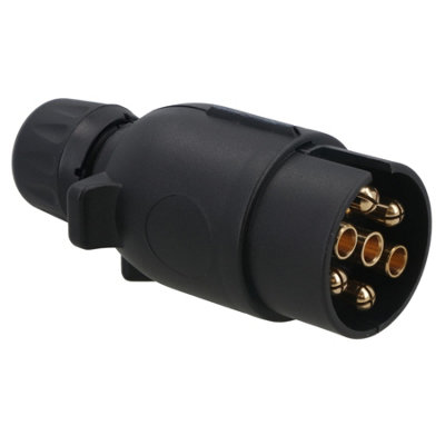 Towbar Electrics 7 Pin Connector 7 Pin 12N Type Plastic Towing Socket ...