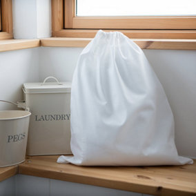 Towel City Laundry Bag White (One Size)