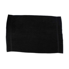 Towel City Luxury Bath Sheet Black (One Size)