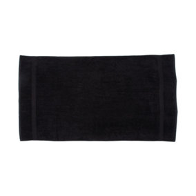 Towel City Luxury Bath Towel Black (One Size)