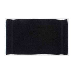 Towel City Luxury Hand Towel Black (One Size)
