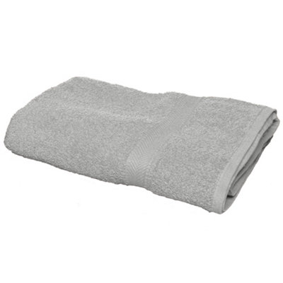 Towel City Luxury Range 550 GSM - Bath Sheet (100 X 150CM) Grey (One Size) Price Comparisons | Compare The Build