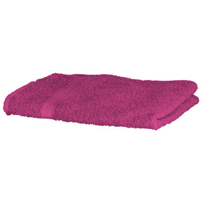 Fuschia bath online towels