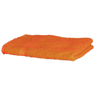 Towel City Luxury Range 550 GSM - Bath Towel (70 X 130 CM) Orange (One Size) Price Comparisons | Compare The Build