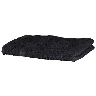 Towel City Luxury Range 550 GSM - Hand Towel (50 X 90 CM) Black (One Size) Price Comparisons | Compare The Build