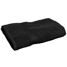Towel City Luxury Range Guest Towel (550 GSM) Black (One Size)