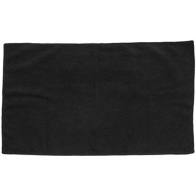 Towel City Microfibre Bath Towel Black (One size)