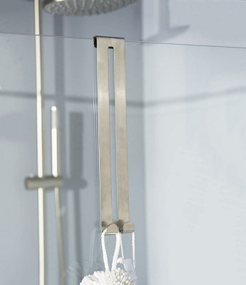 Towel Holder Brush Chrome Finish Shower Door Hanging Accessory Price Comparisons | Compare The Build